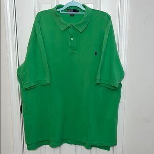 Polo by Ralph Lauren Men's Green Polo Shirt
